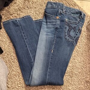 Big Star Women's Boot Cut Jeans in Deep Blue